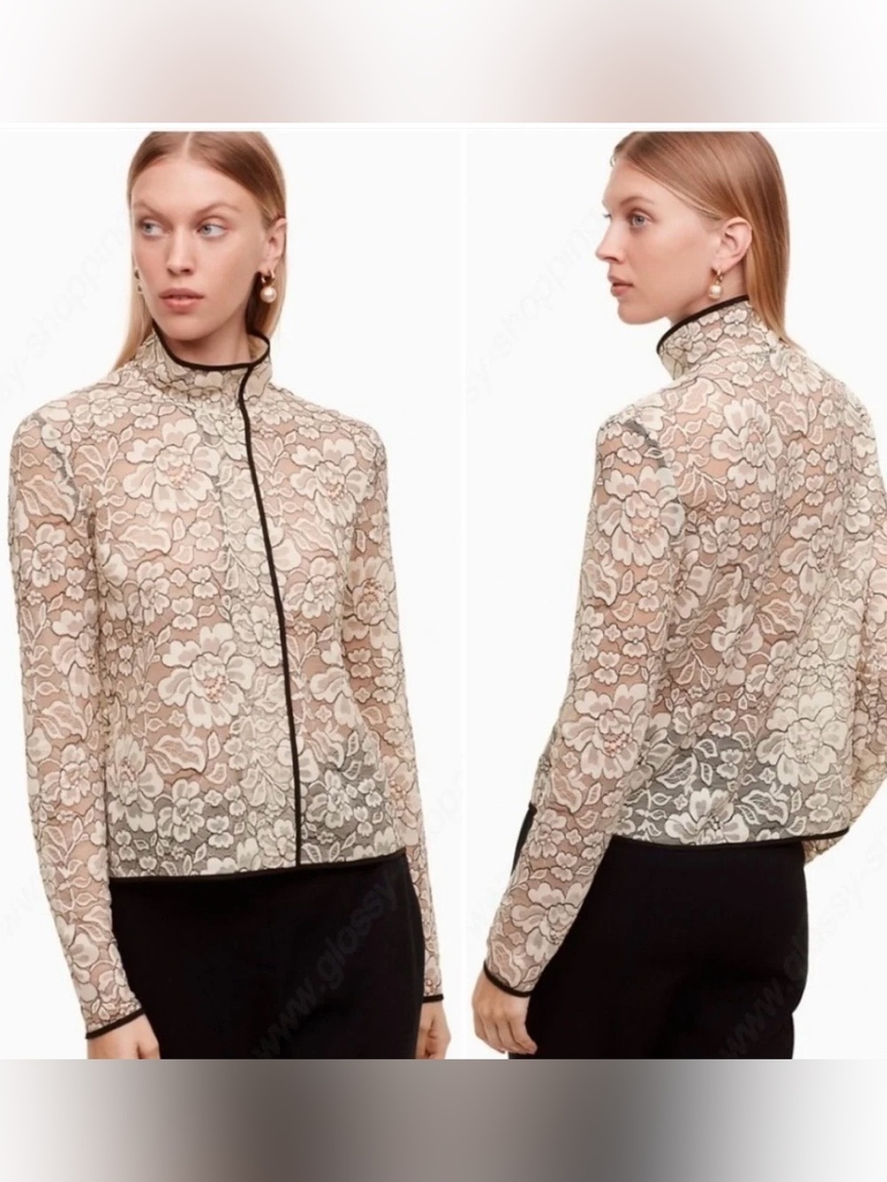 Aritzia Babaton Hopkins Blouse size S